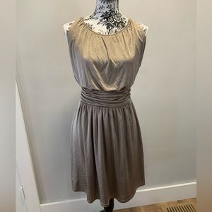 Gold Silk Express Dress X Small